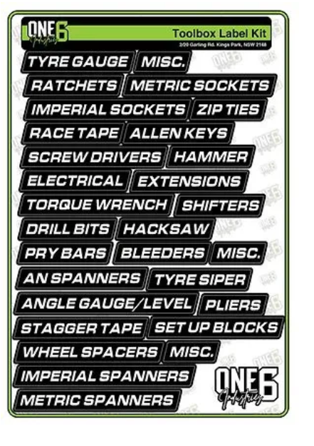 Toolbox Sticker Sheet