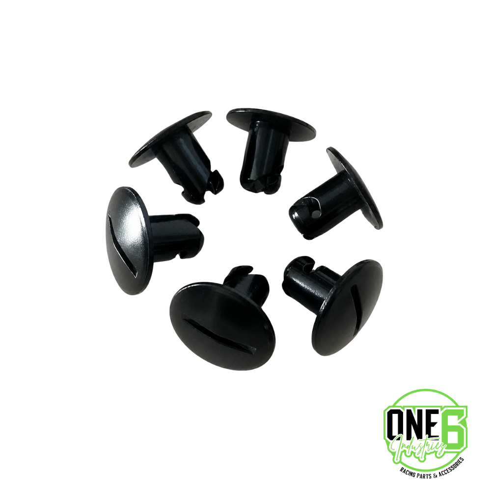 Large Head Black Dzus Buttons